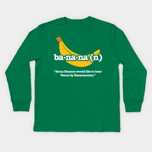 Psych - Banana Kids Long Sleeve T-Shirt